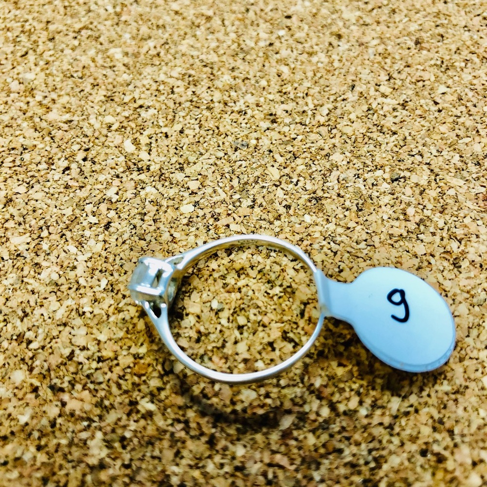 Sterling Silver Rainbow Moonstone Ring 925 Size 9 - Picture 4 of 4